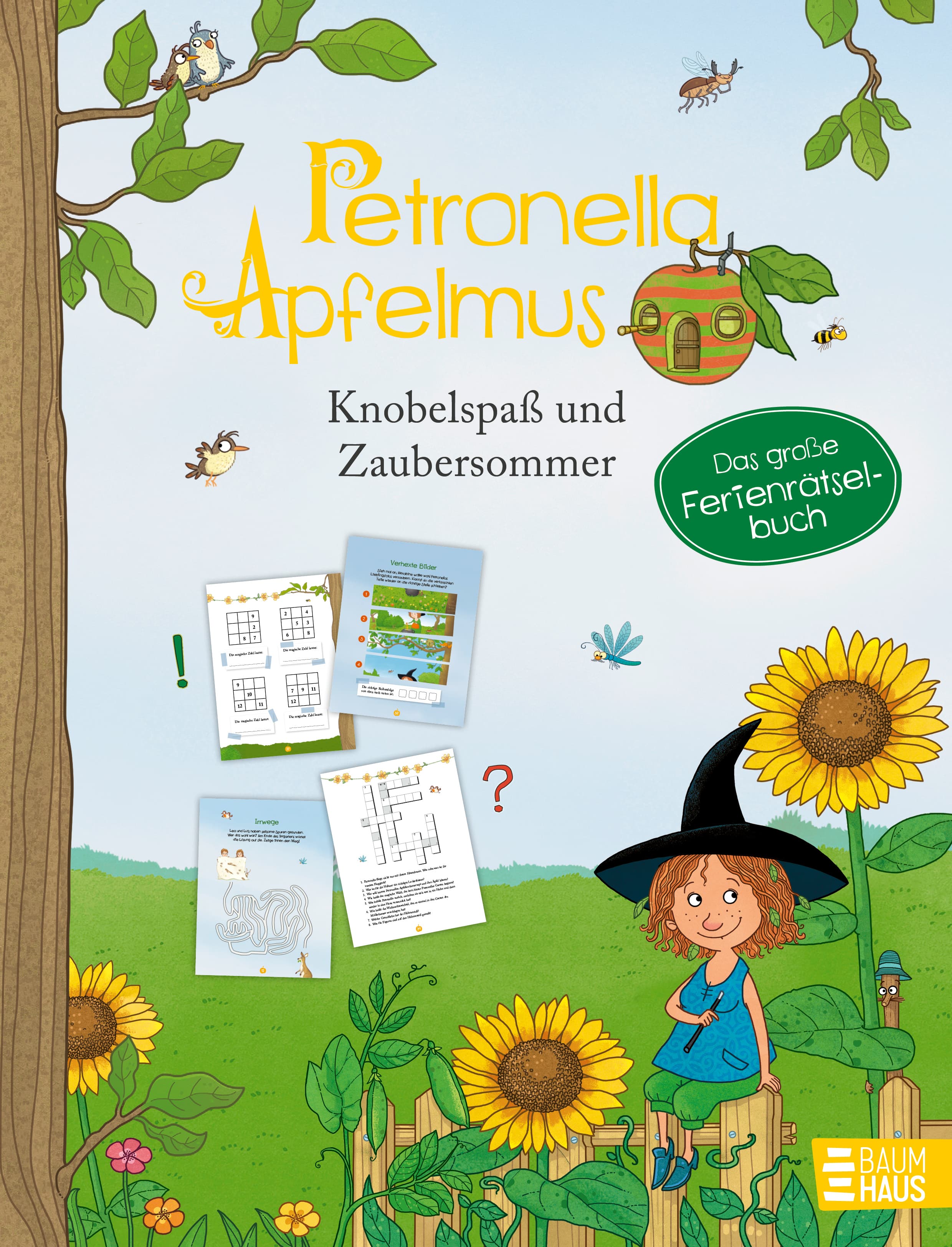 Produktbild: Petronella Apfelmus - Knobelspaß & Zaubersommer. Das große Ferien-Rätselbuch  (9783833909955 )