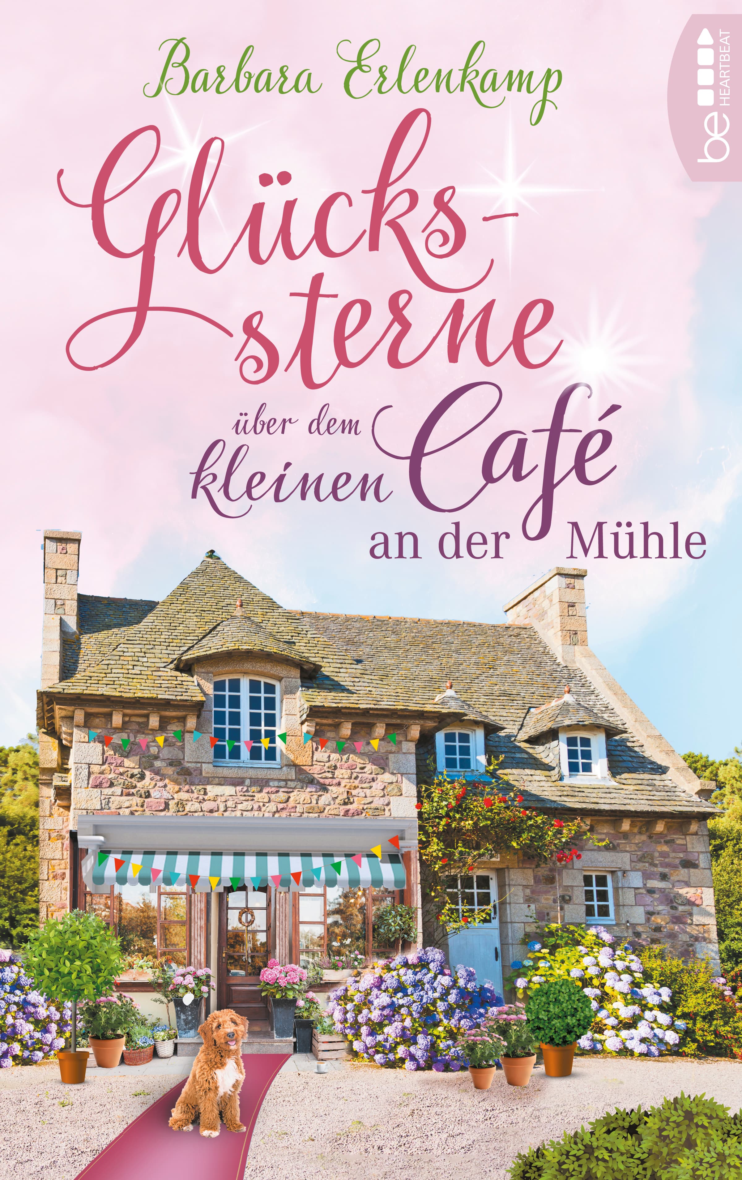 Glückssterne über dem kleinen Café an der Mühle