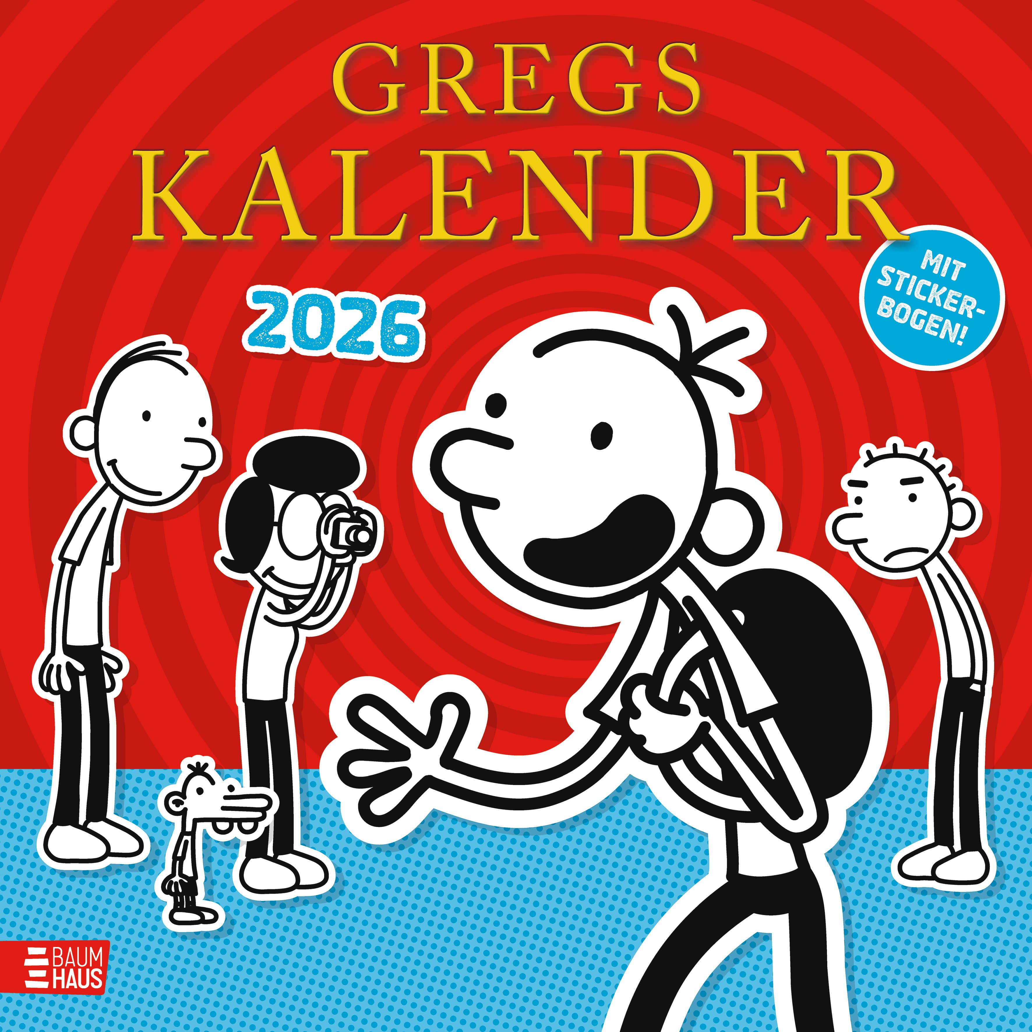 Produktbild: Gregs Kalender 2026 (9783833910012 )