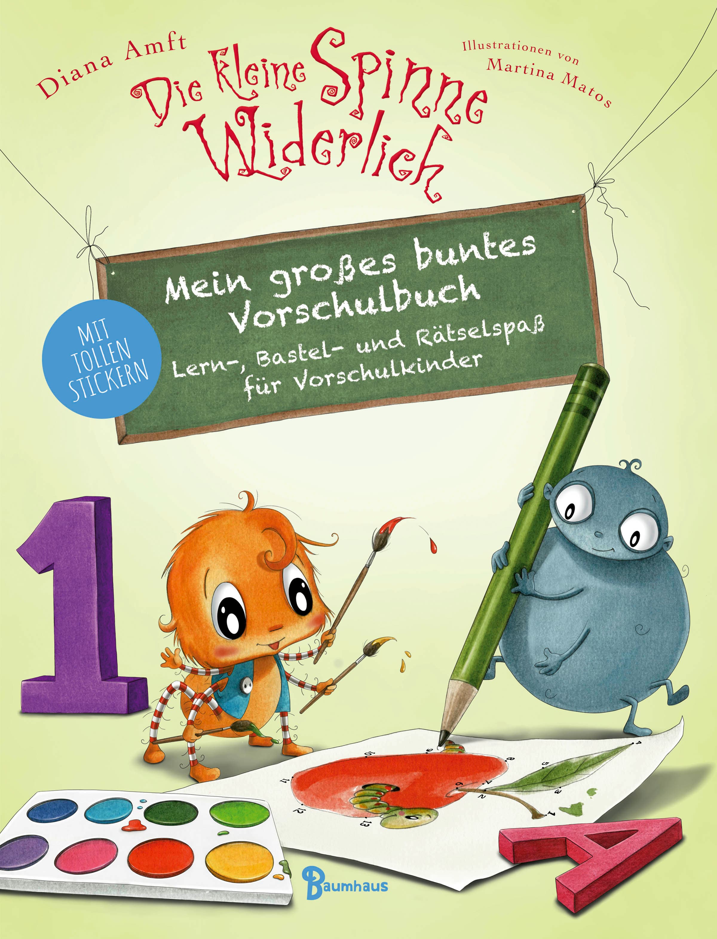 Die kleine Spinne Widerlich - Mein großes buntes Vorschulbuch