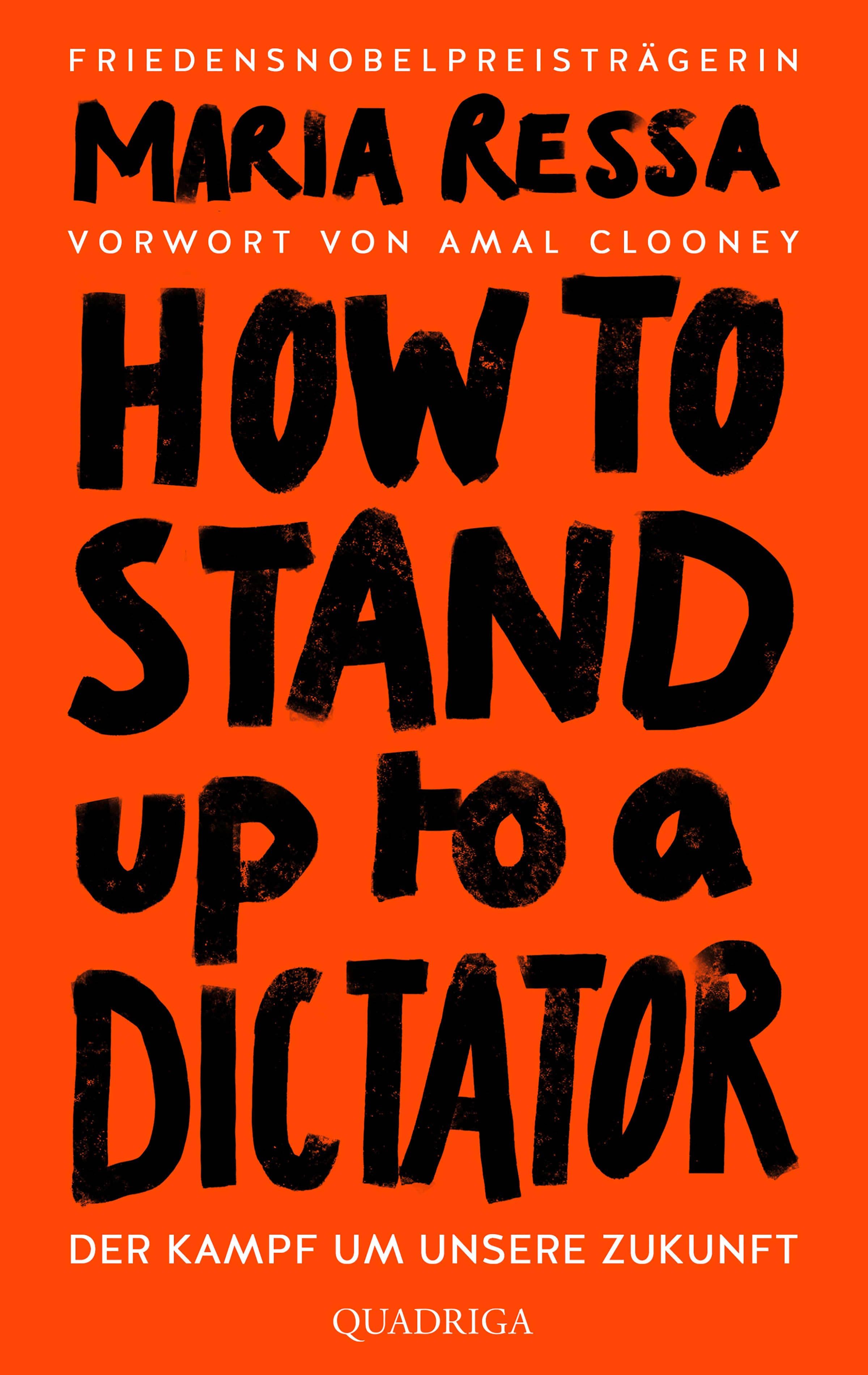 Produktbild: HOW TO STAND UP TO A DICTATOR - Deutsche Ausgabe. Von der Friedensnobelpreisträgerin (9783751728782 )