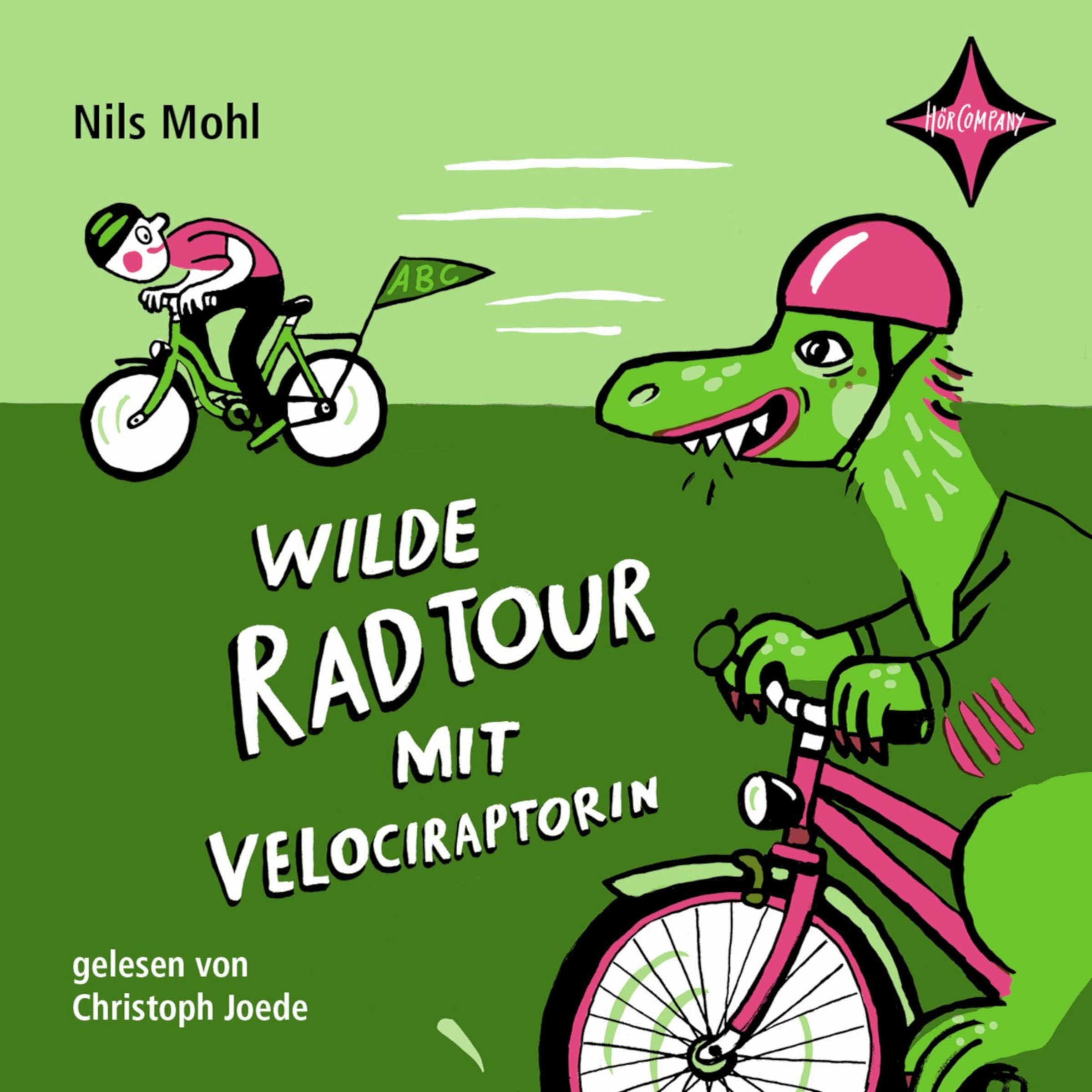 Wilde Radtour mit Velociraptorin