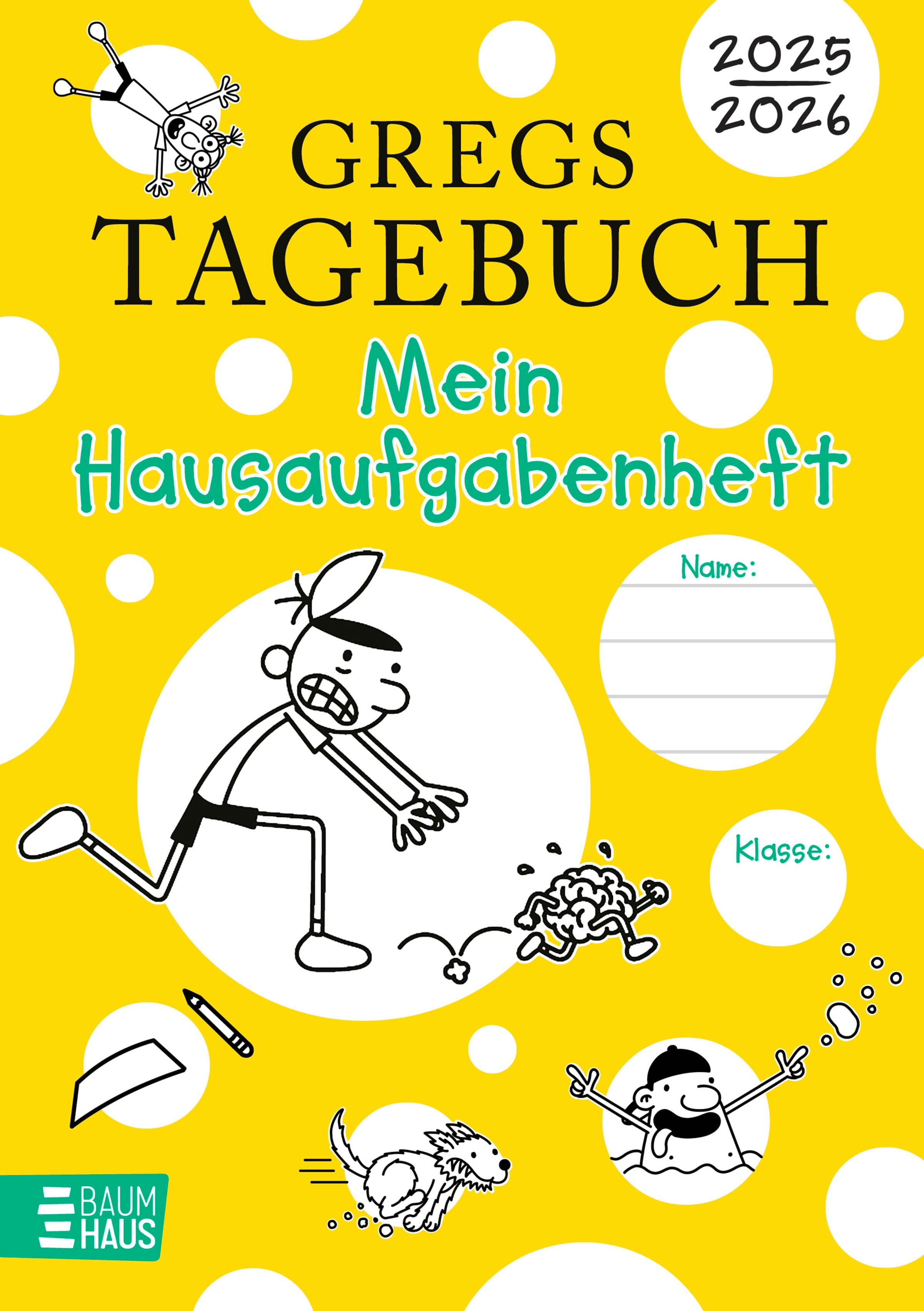 Produktbild: Gregs Tagebuch - Mein Hausaufgabenheft 2025/2026 (9783833910005 )