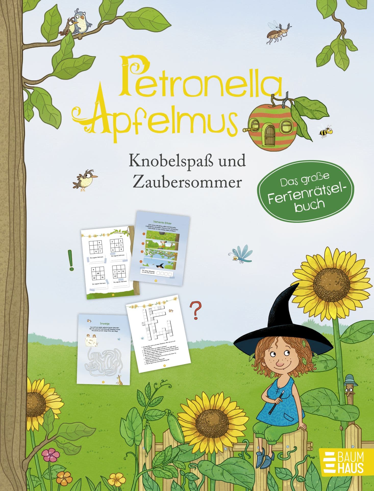 Produktbild: Petronella Apfelmus - Knobelspaß & Zaubersommer. Das große Ferien-Rätselbuch  (9783833909955 )