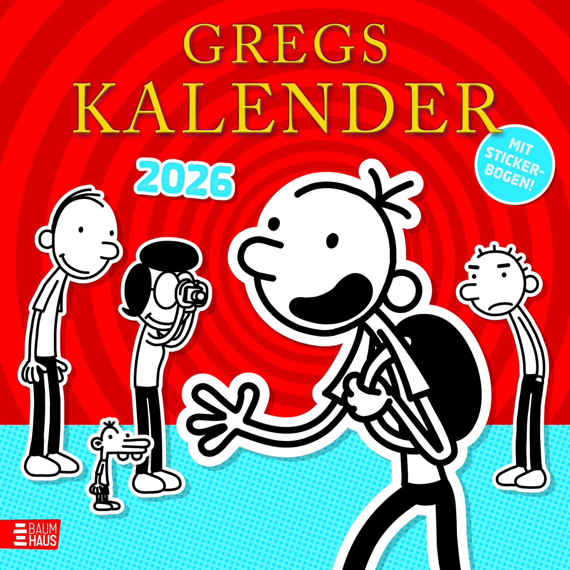Produktbild: Gregs Kalender 2026 (9783833910012 )