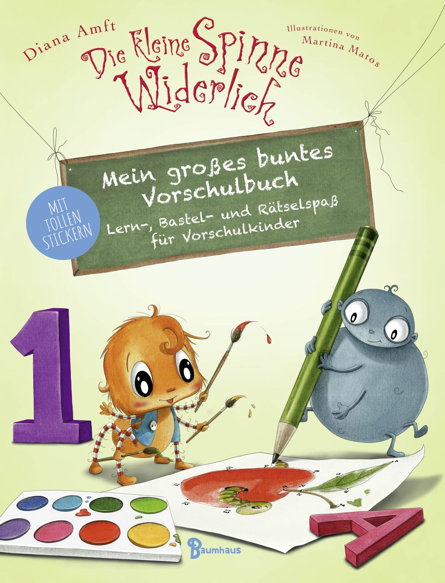 Produktbild: Die kleine Spinne Widerlich - Mein großes buntes Vorschulbuch (9783833907609 )