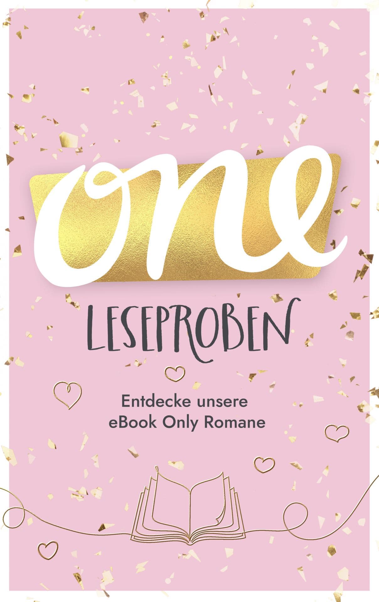 Produktbild: One Gratis Leseprobenheft | Entdecke unsere eBook Only Romane (9783751775526 )