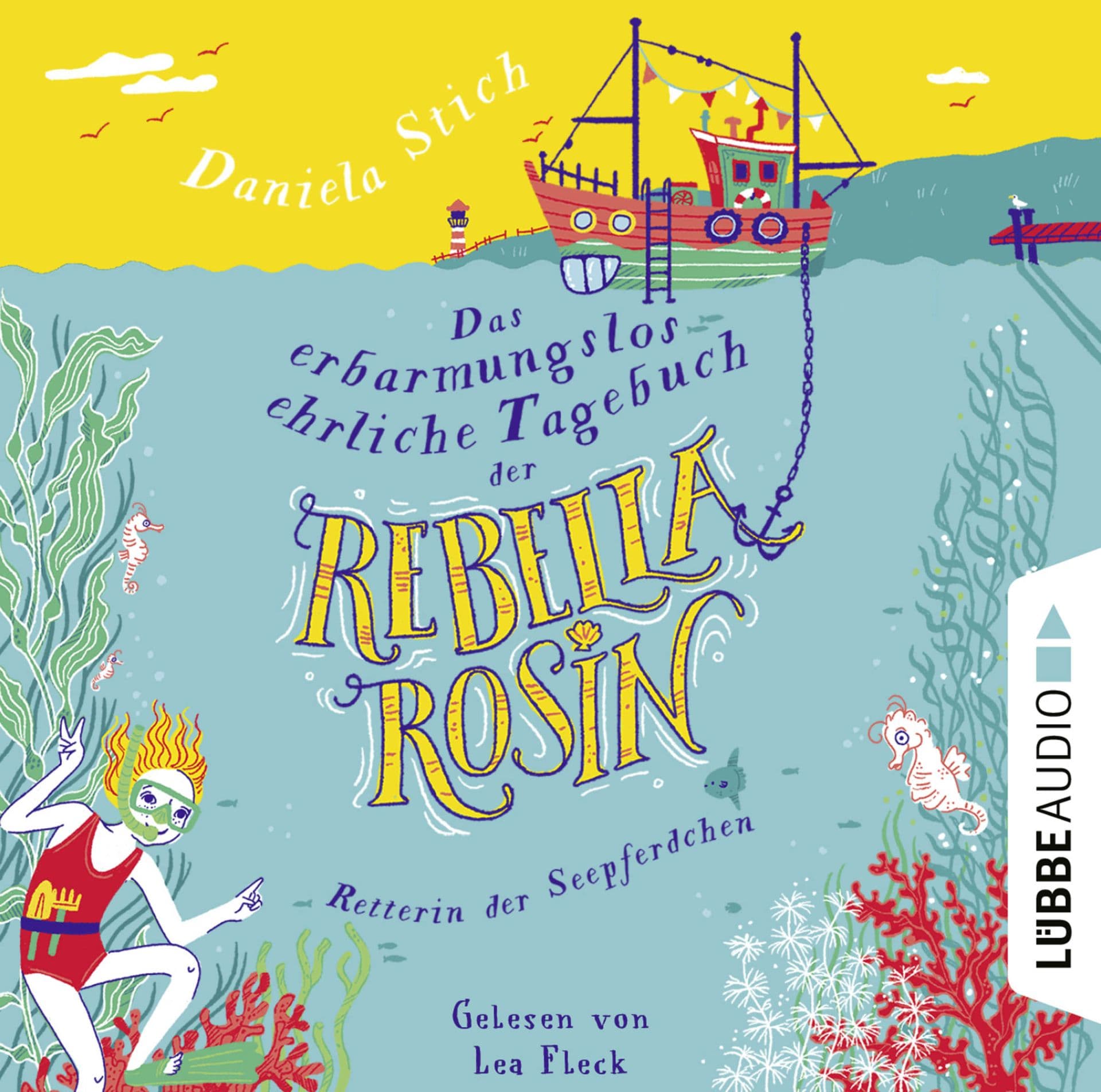 Produktbild: Das erbarmungslos ehrliche Tagebuch der Rebella Rosin - Retterin der Seepferdchen (9783754008010 )