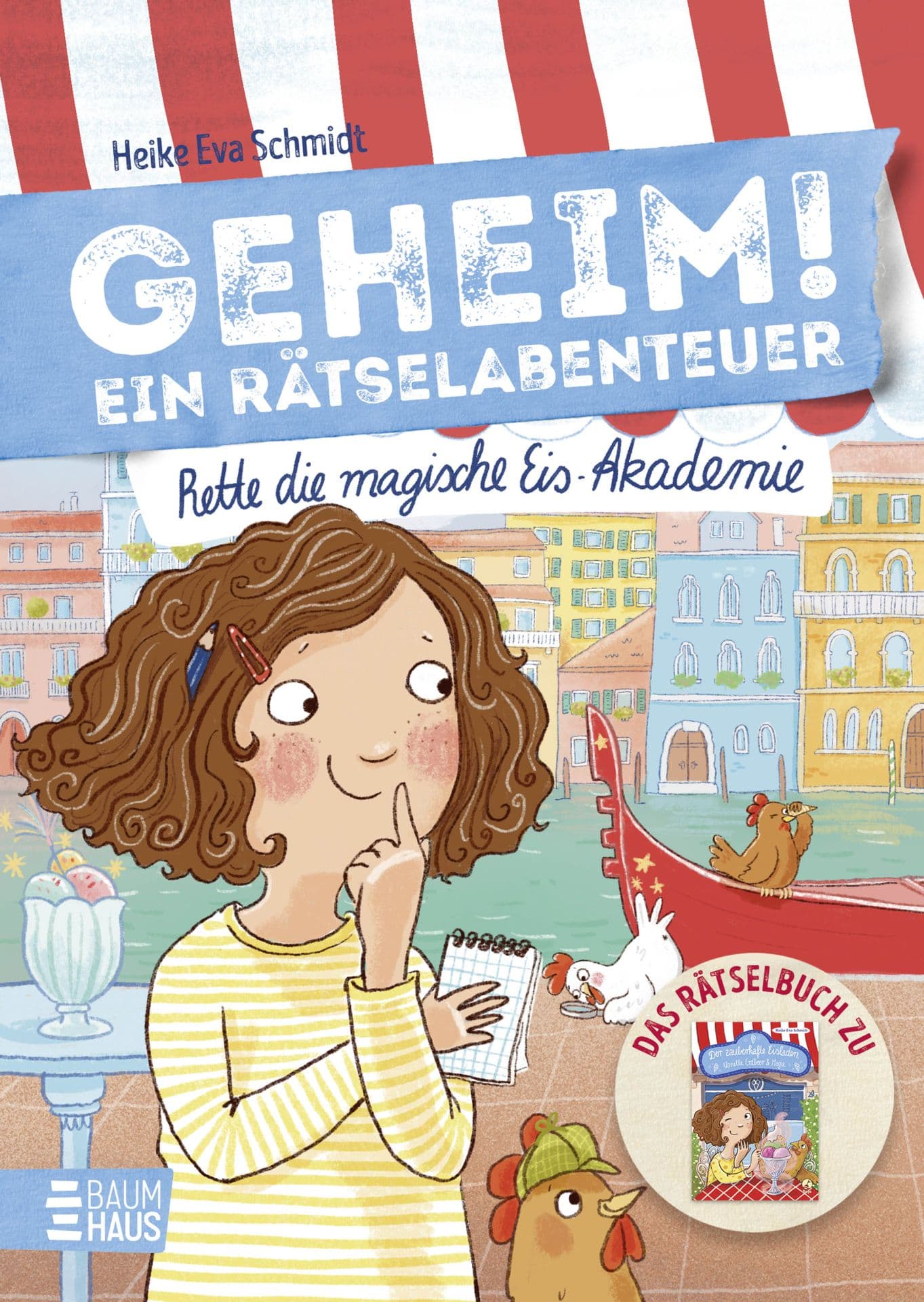 Produktbild: Geheim! Ein Rätselabenteuer - Rette die magische Eis-Akademie (9783833909726 )