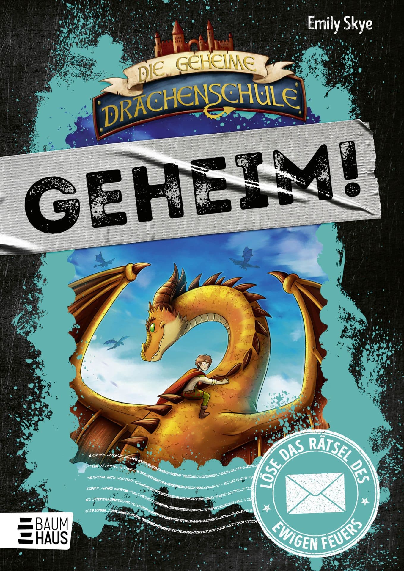 Produktbild: Die geheime Drachenschule: Löse das Rätsel des ewigen Feuers (9783833909177 )