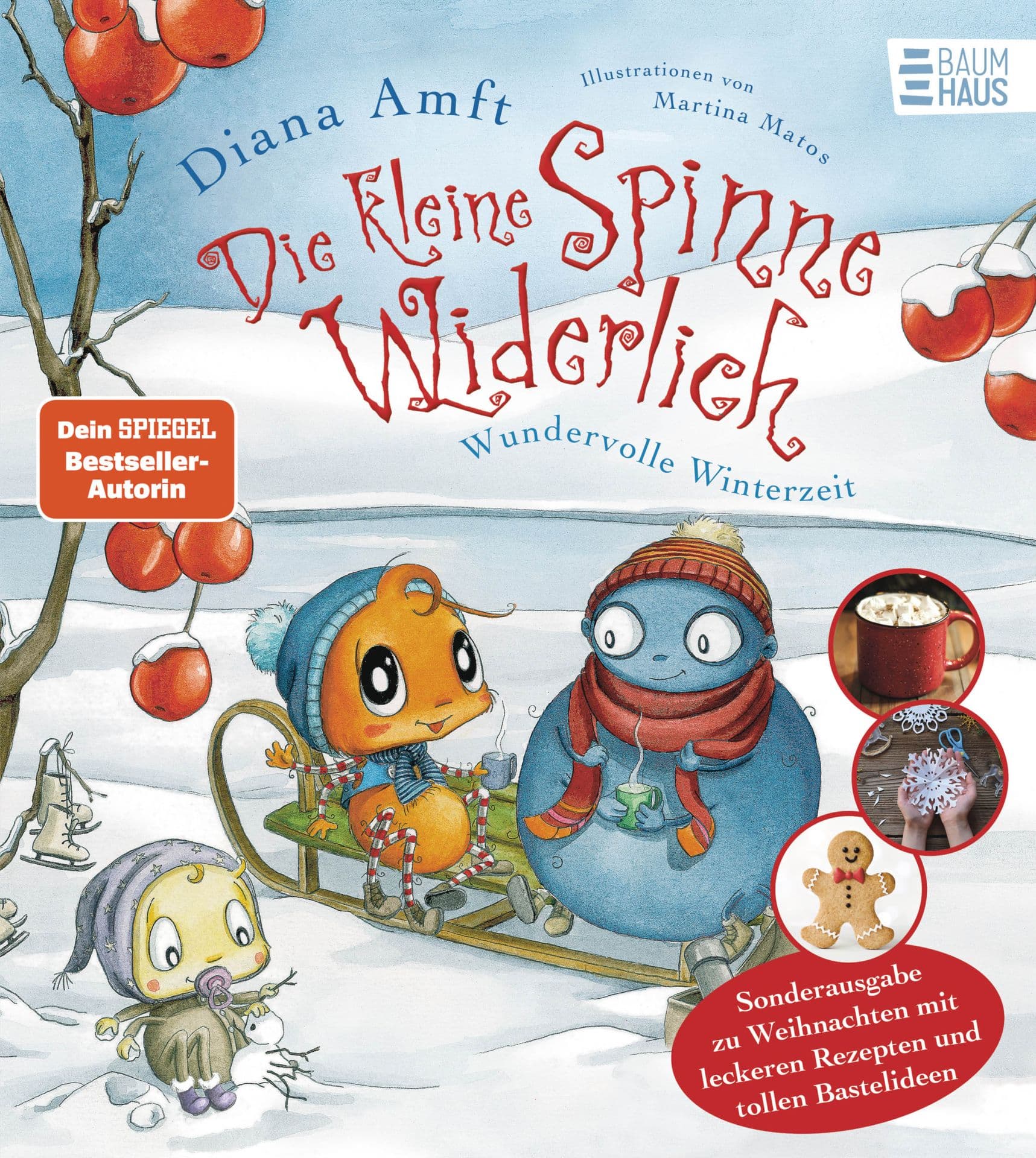 Produktbild: Die kleine Spinne Widerlich - Wundervolle Winterzeit - Sonderausgabe zu Weihnachten mit leckeren Rezepten und tollen Bastelideen (9783833907968 )