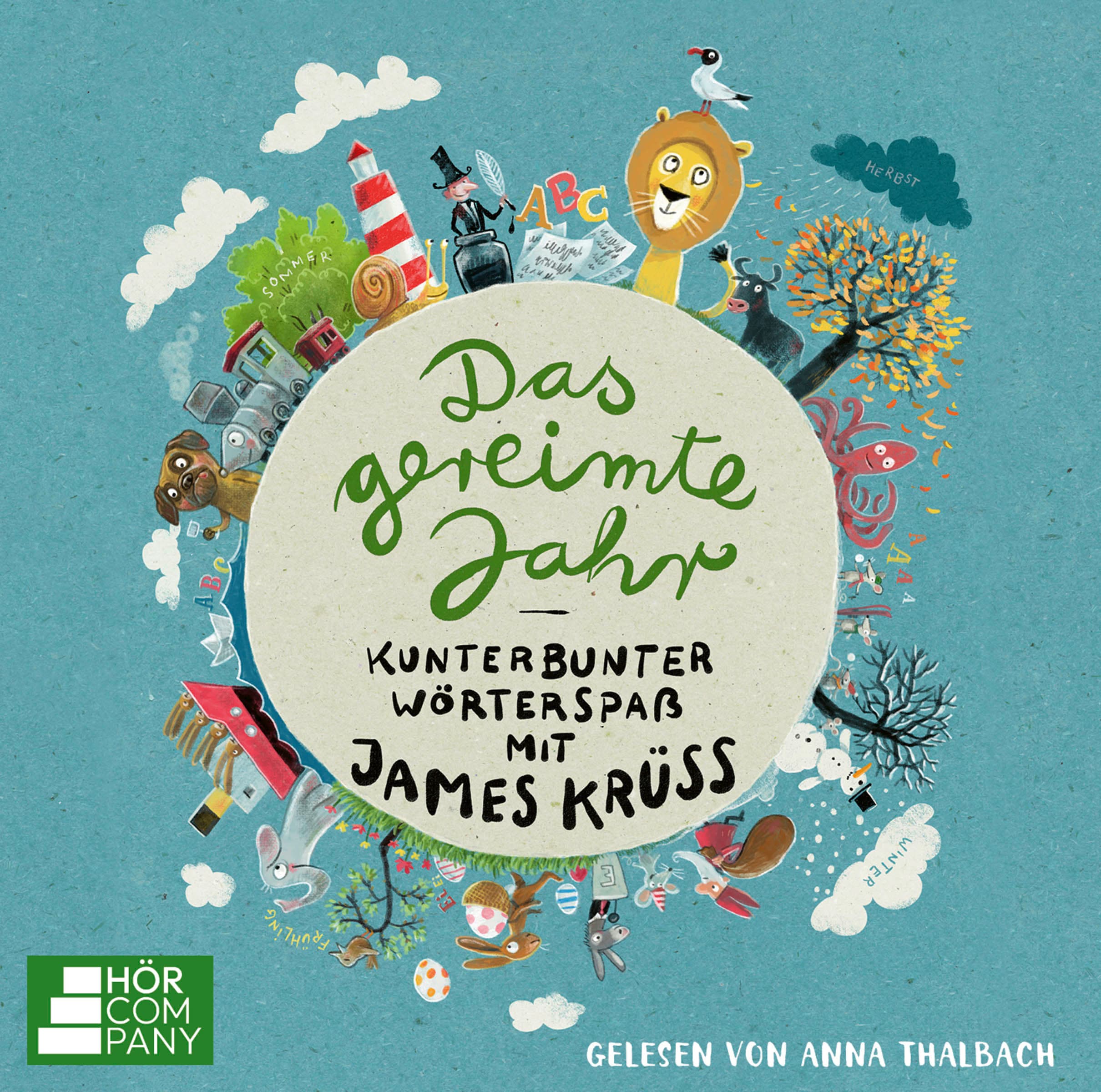 Produktbild: Das gereimte Jahr - Kunterbunter Wörterspaß mit James Krüss (9783785787816 )