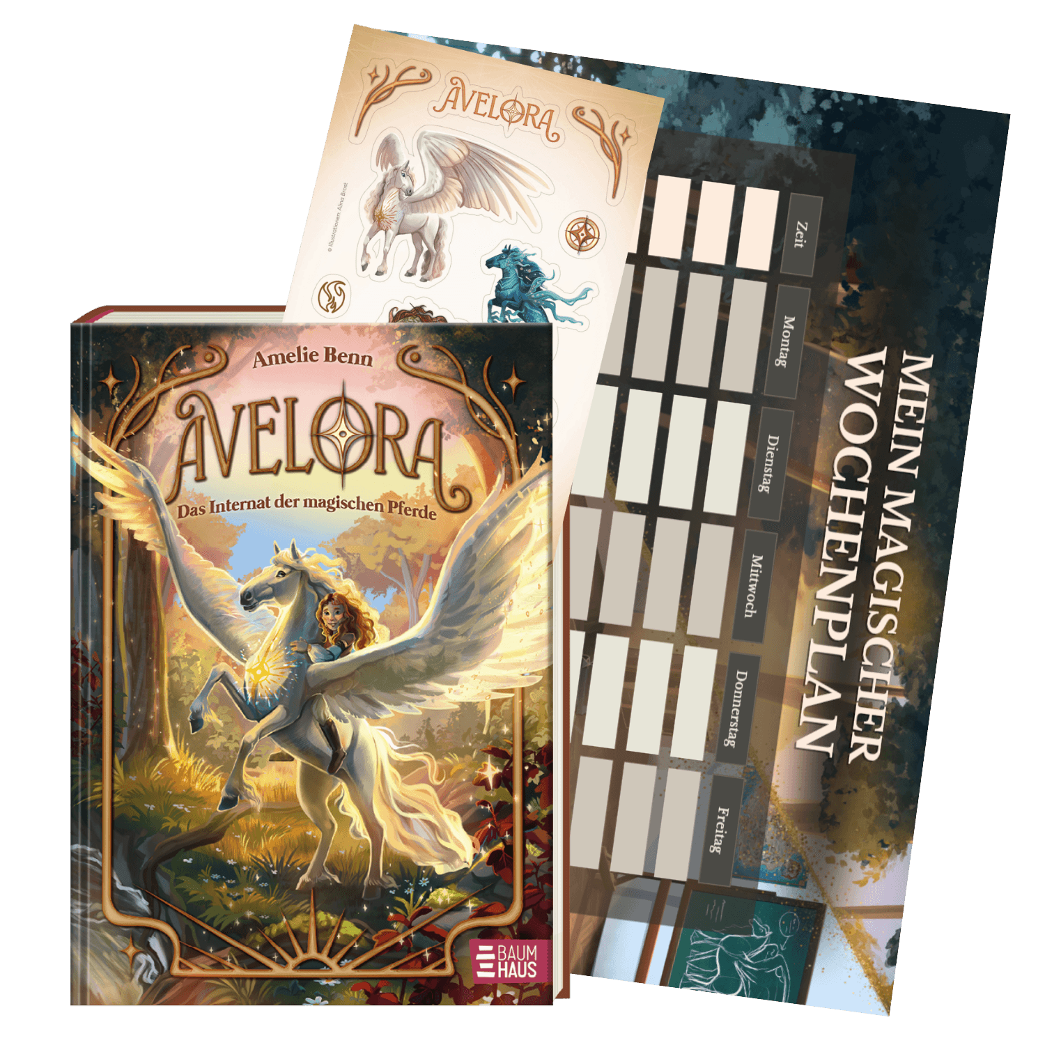 Produktbild: Avelora - Das Internat der magischen Pferde (Bundle mit Stundenplan) (4069528500030 )