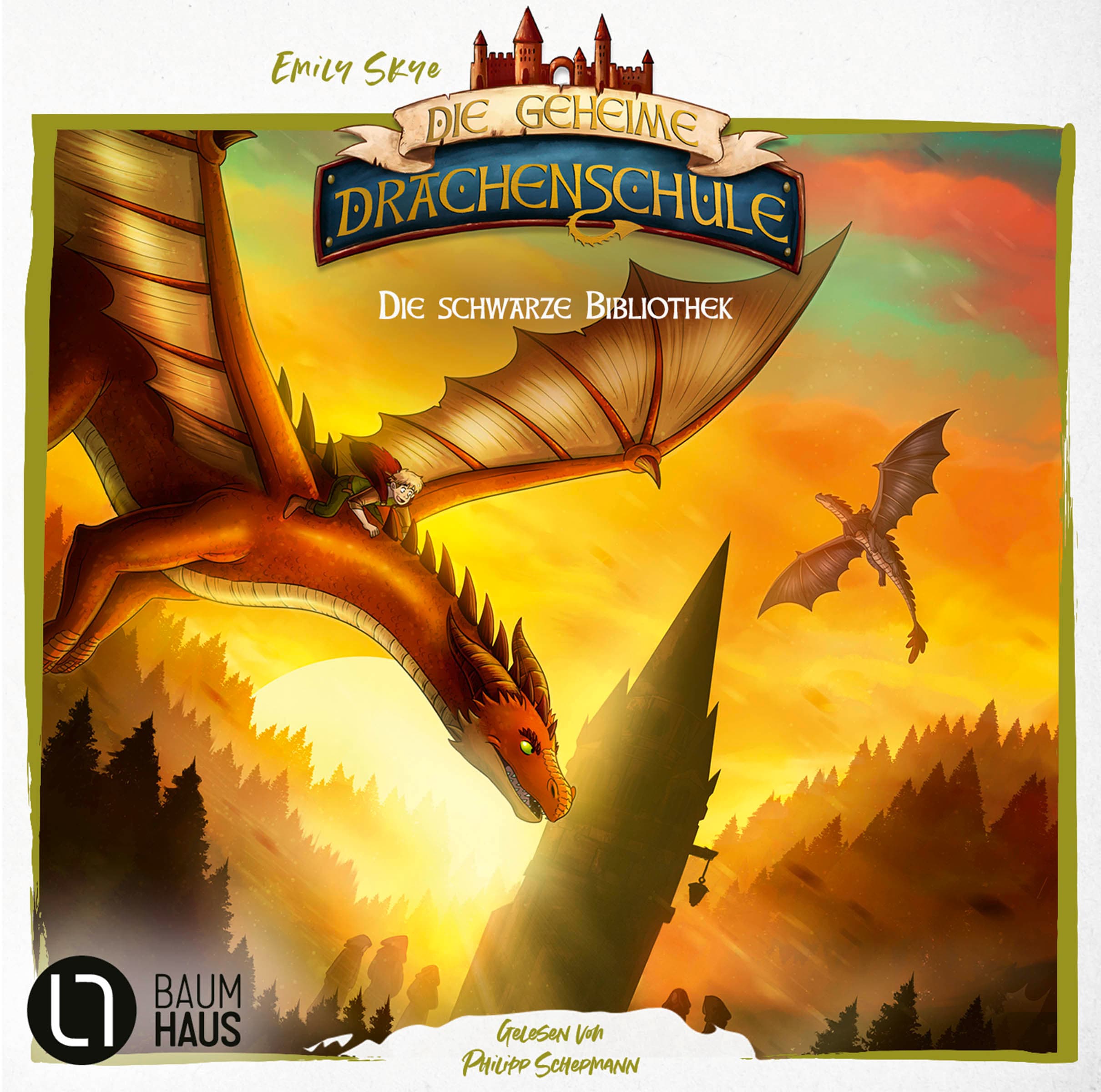 Produktbild: Die geheime Drachenschule - Die schwarze Bibliothek (9783785787786 )
