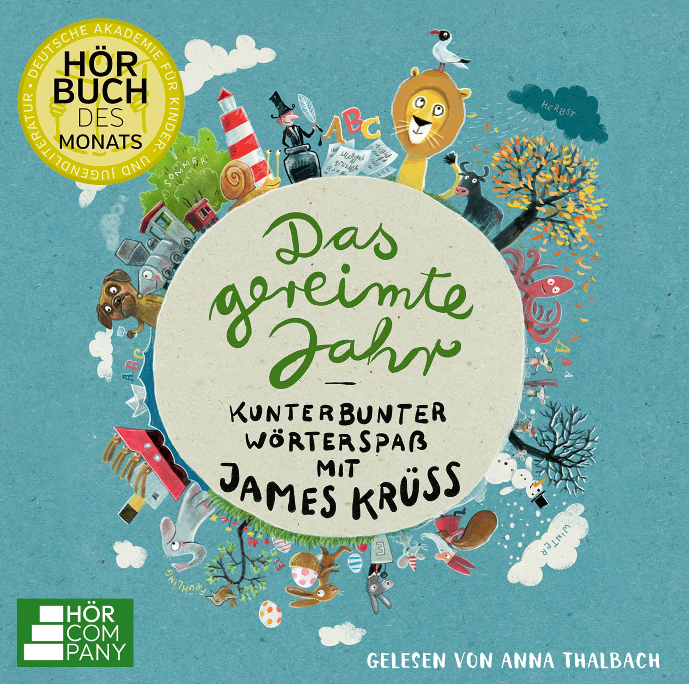 Produktbild: Das gereimte Jahr - Kunterbunter Wörterspaß mit James Krüss (9783785787816 )